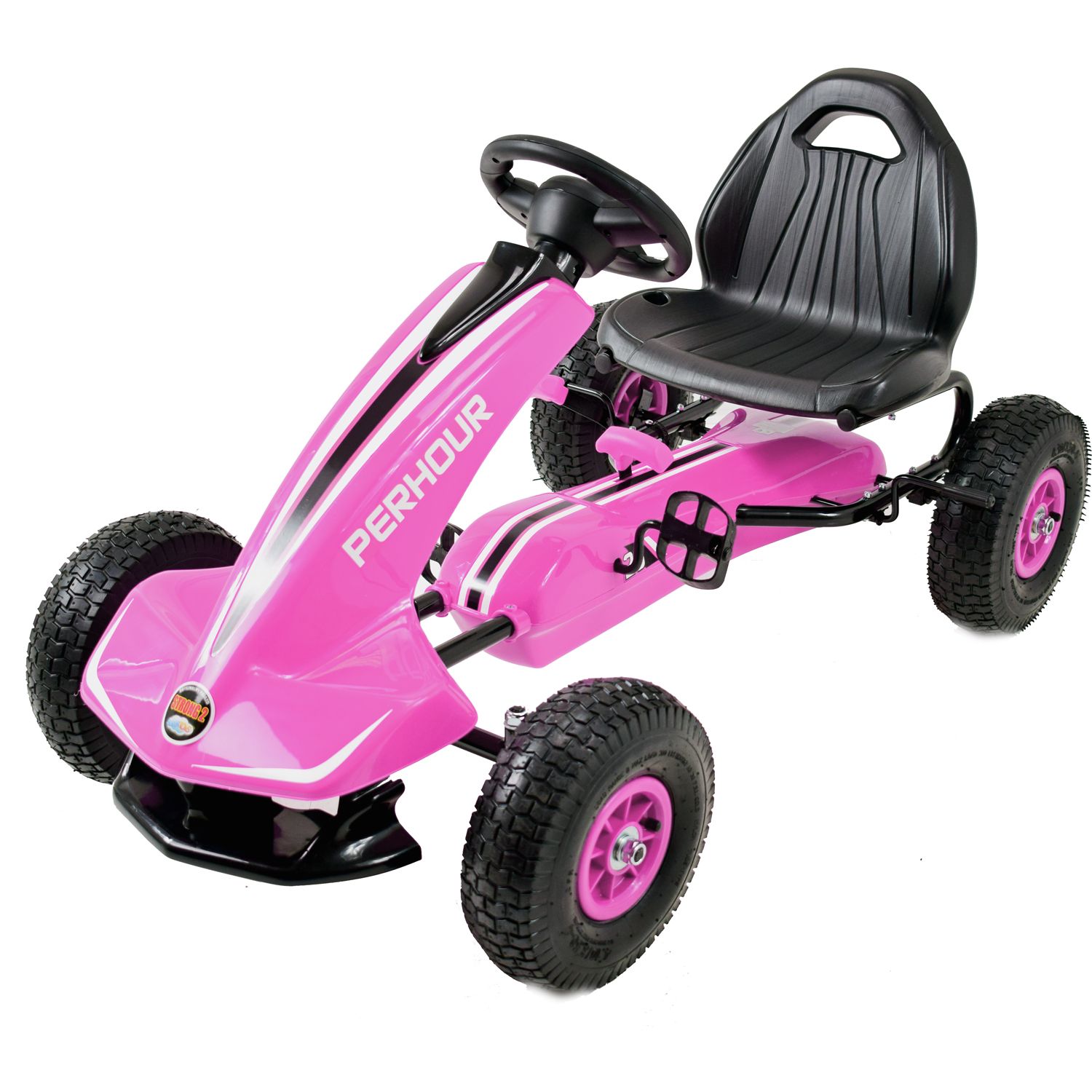 NAJNOWSZY GOKART NA PEDAŁY, KOŁA POMPOWANE, HAMULCE/G203 - obrazek 21