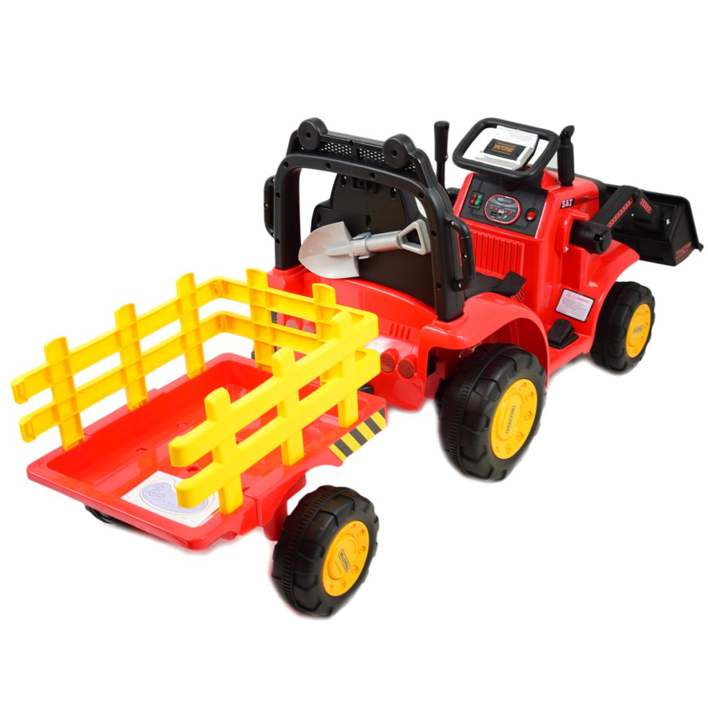 Super traktor z przyczepą i łyżką - na akumulator, pilot/aplikacja/YT1066 - obrazek 8