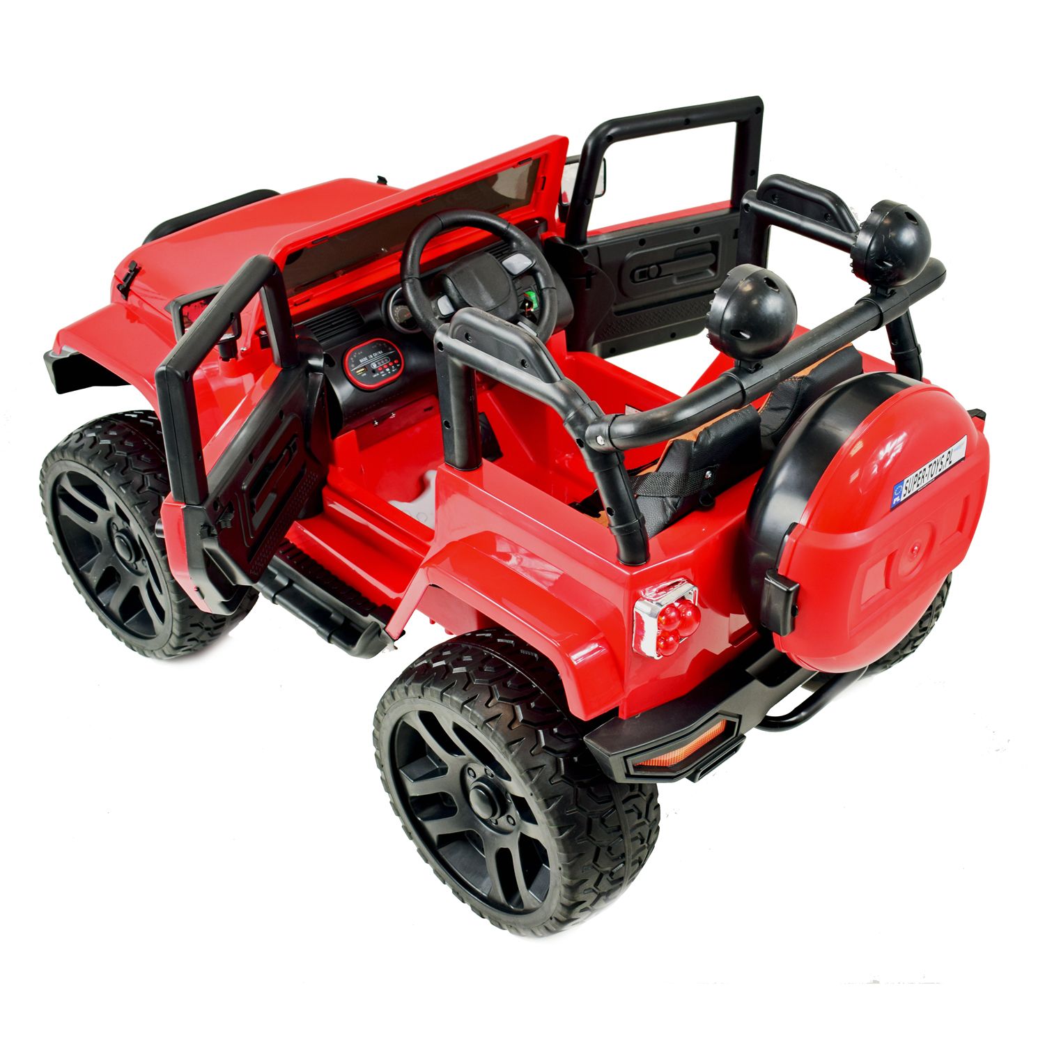 MEGA JEEP 4X4, MIĘKKIE KOŁA, MIĘKKIE SIEDZENIE, FUNKCJA BUJANIA SUPER HIT/LT828 - obrazek 10
