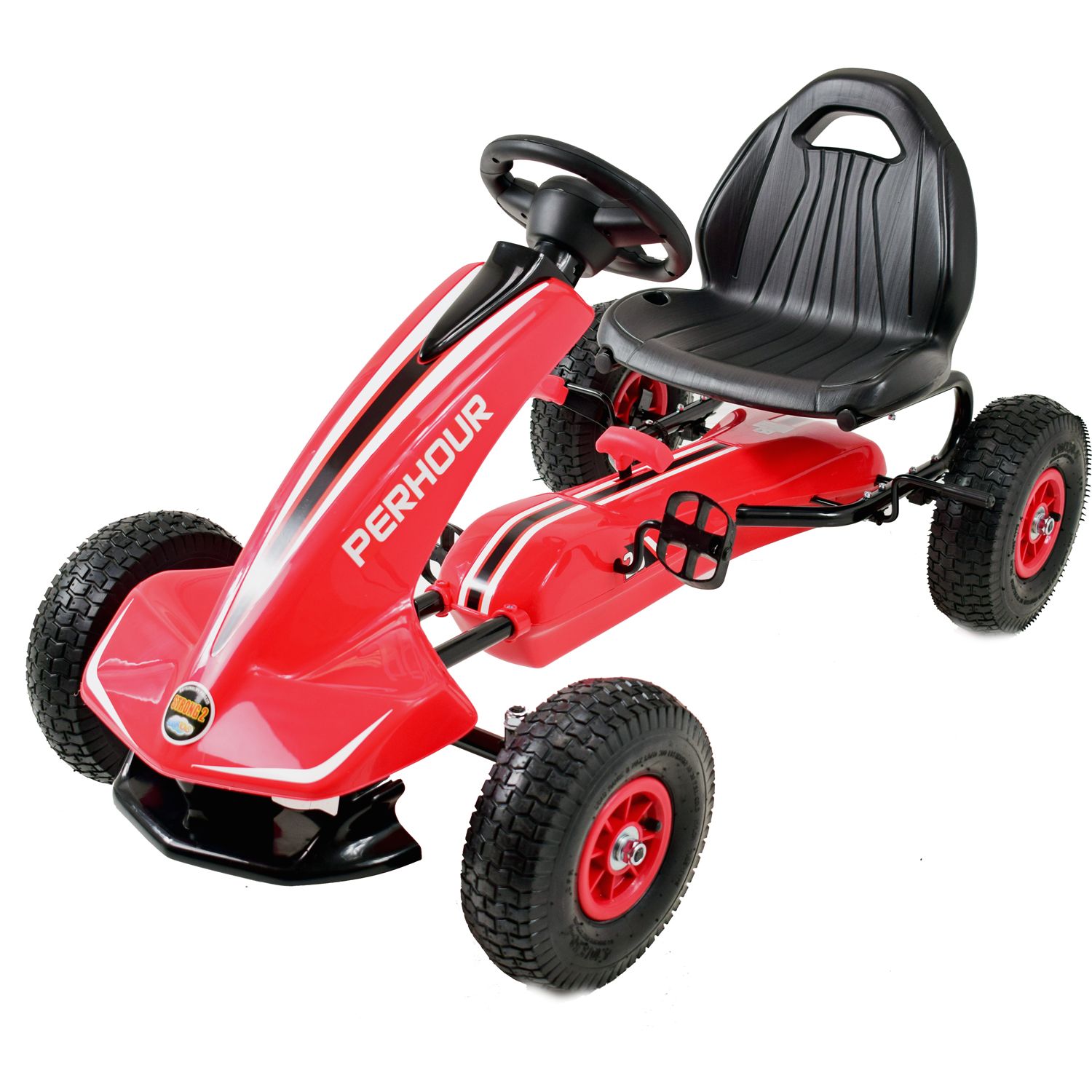 NAJNOWSZY GOKART NA PEDAŁY, KOŁA POMPOWANE, HAMULCE/G203 - obrazek 8