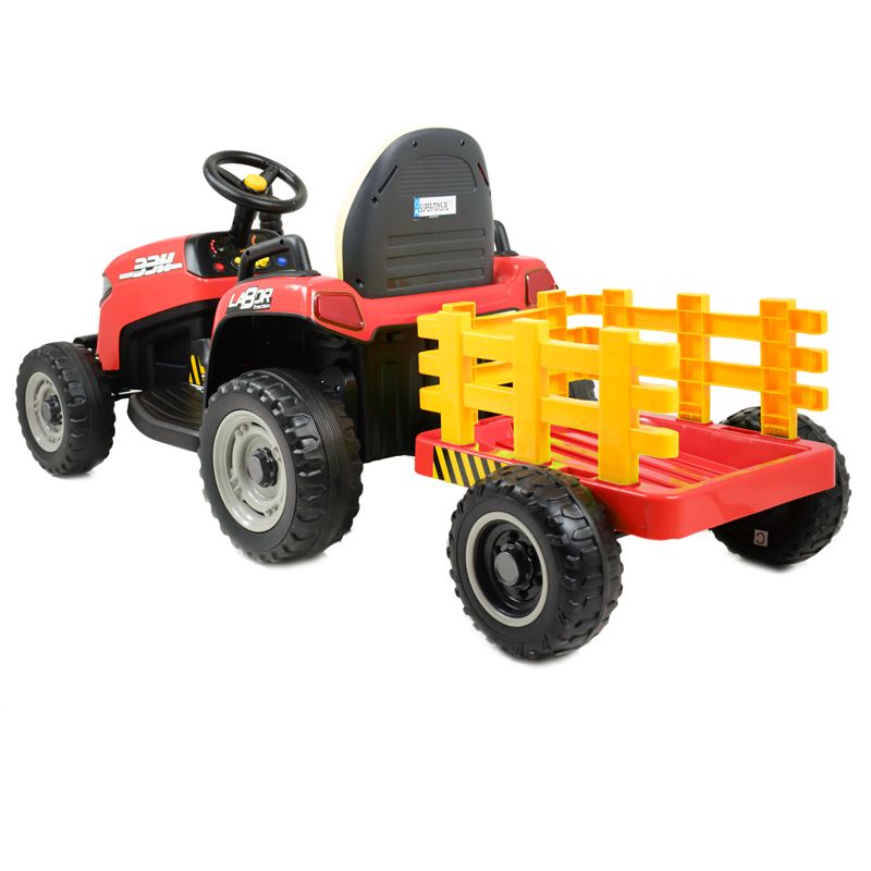 SUPER TRAKTOR LABOR- NA AKUMULATOR Z PRZYCZEPĄ I KIPREM/BBH030 - obrazek 8