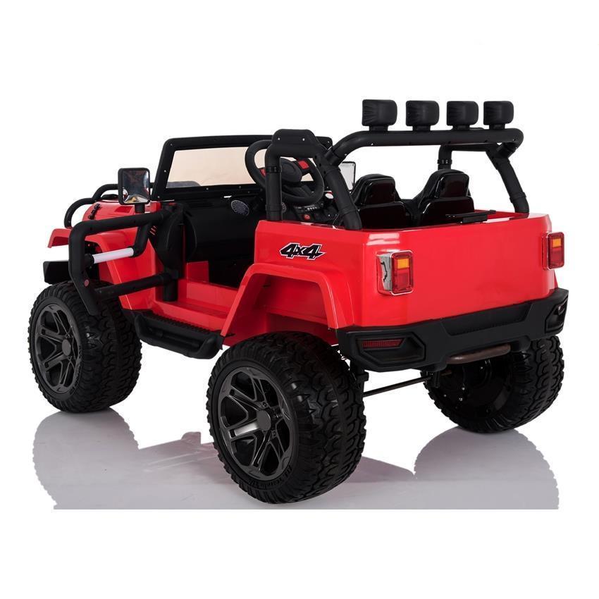 MEGA JEEP 4X4 Z REDUKTOREM NAPĘDU EXCLUSIVE, WOLNY START,MIĘKKIE KOŁA, 2x12V 10 Ah/WXE1688 - obrazek 20