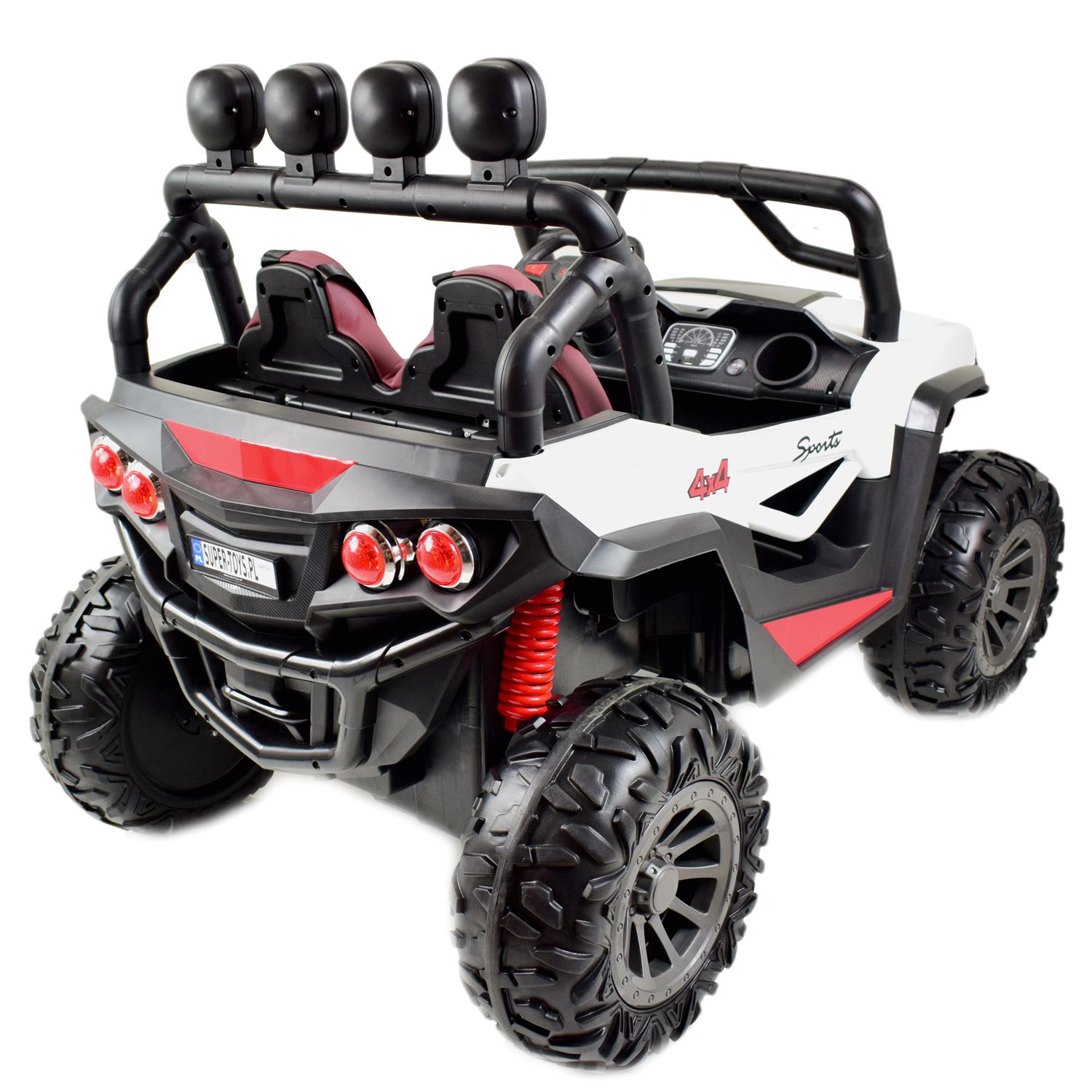 MEGA AUTO BUGGY SPORTS 4X4 , METALOWE AMORTYZATORY, FUNKCJA BUJANIA, PODŚWIETLANA MASKA. LICZNIKI, FULL OPCJA /CL908 - obrazek 6