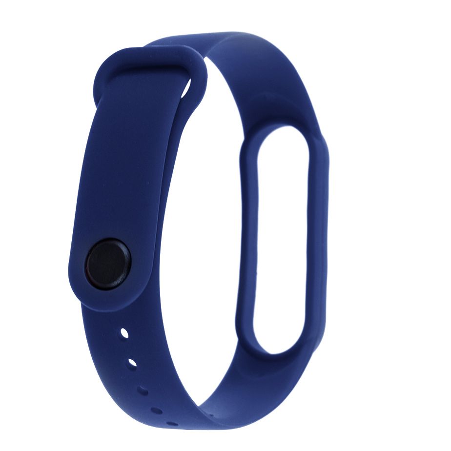 Pasek silikonowy do Xiaomi 5/6 - granatowy - obrazek 2