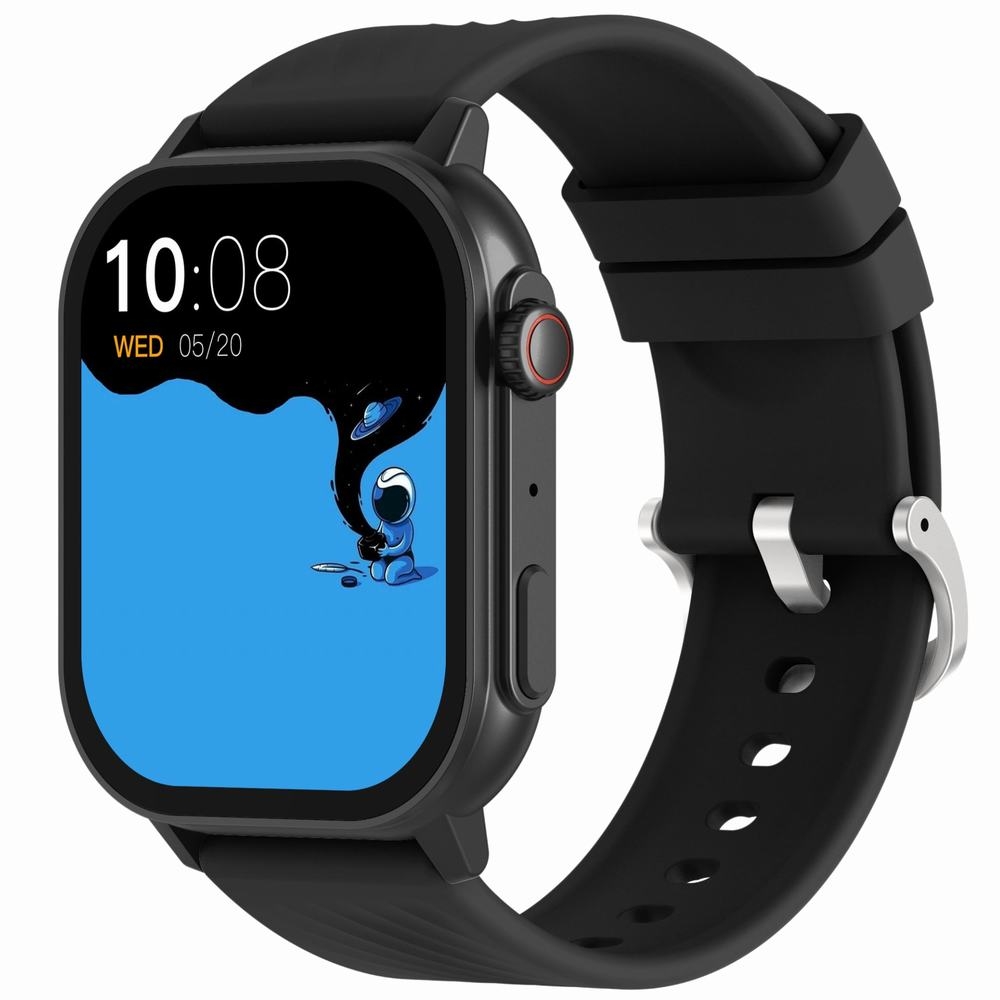 Smartwatch Gravity GT15-1 Czarny Pasek Silikonowy + Czarna Bransoleta - obrazek 3