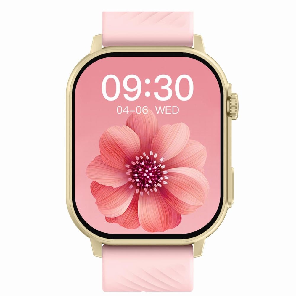Smartwatch Gravity GT15-7 Różowy Pasek Silikonowy + Złota Bransoleta - obrazek 5