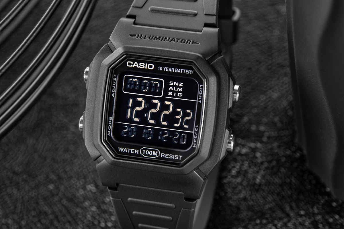 Zegarek Męski CASIO W-800H-1BVDF + BOX - obrazek 4