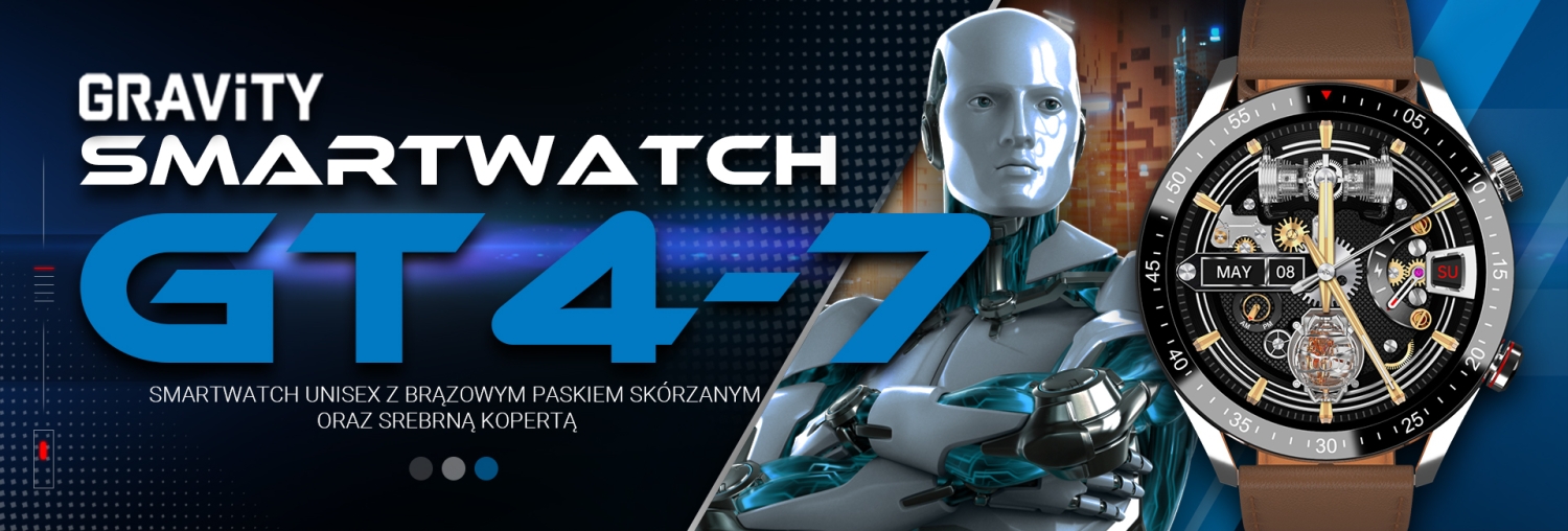 Smartwatch Męski Gravity GT4-7 - obrazek 4