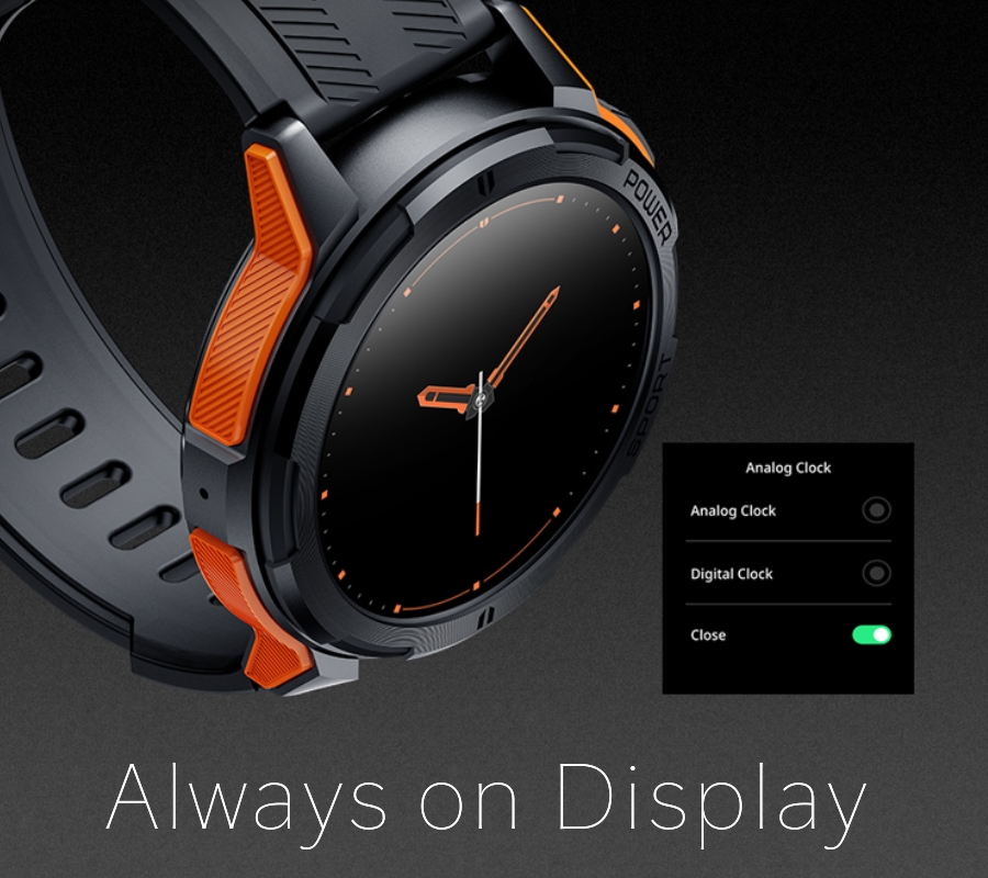 Smartwatch Męski Rubicon RNCF26-1 BLACK - obrazek 7