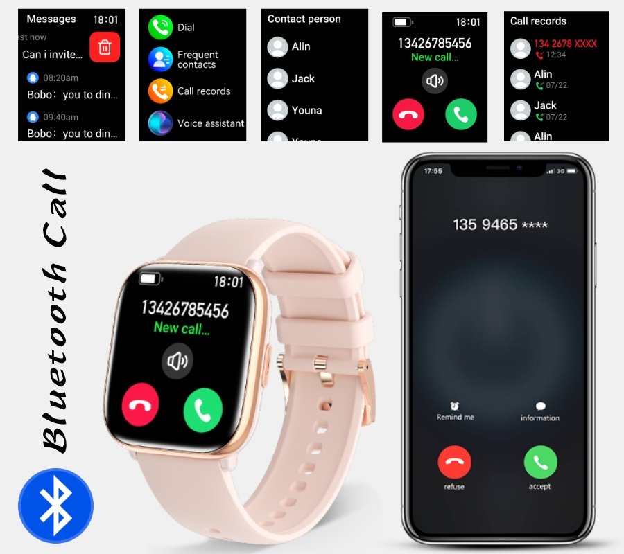 Smartwatch Damski Rubicon RNCF31 BLACK - obrazek 7