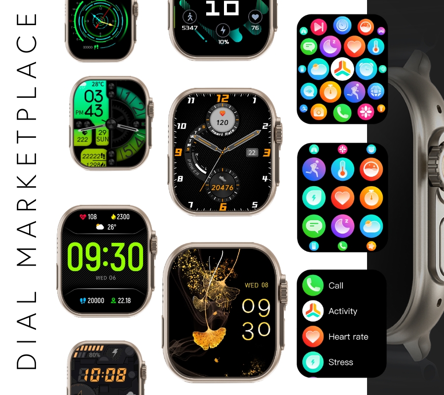 Smartwatch Męski RUBICON RNCF17 Tytan/Black SMARUB268 - obrazek 7