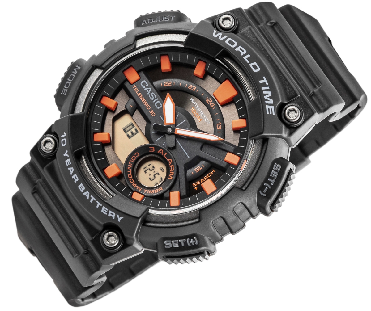 Zegarek Męski CASIO Gerton AEQ-110W-1A2VDF + BOX - obrazek 2