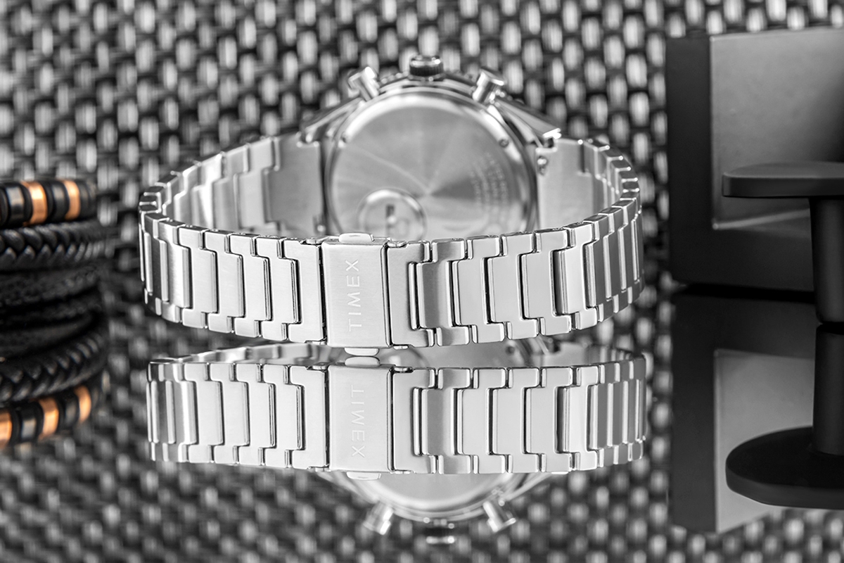 Zegarek Męski TIMEX Q Timex 3-Time Zone Chronograph TW2V69800 + BOX - obrazek 7