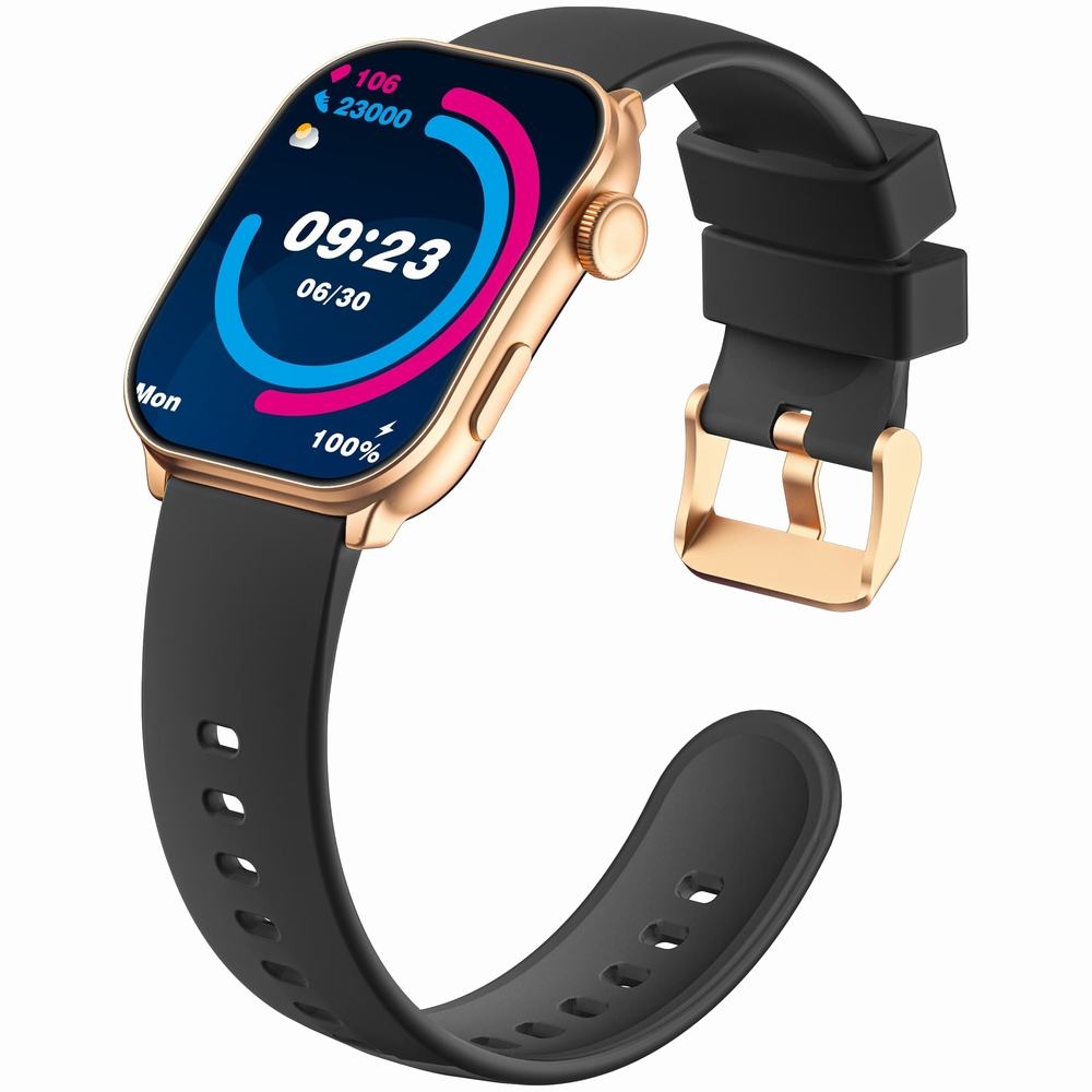 Smartwatch Damski GRAVITY GT28-5 Pasek + Bransoleta Różowe złoto Czarny - obrazek 7