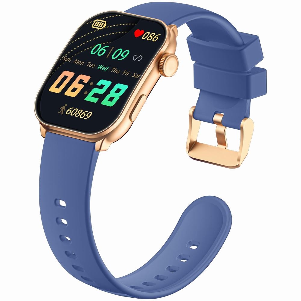 Smartwatch Damski GRAVITY GT28-8 Pasek + Bransoleta Różowe złoto Granatowy - obrazek 7