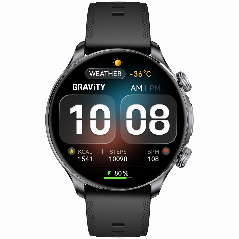 Smartwatch Gravity Czarny 2 Paski GT35-1 - obrazek 7