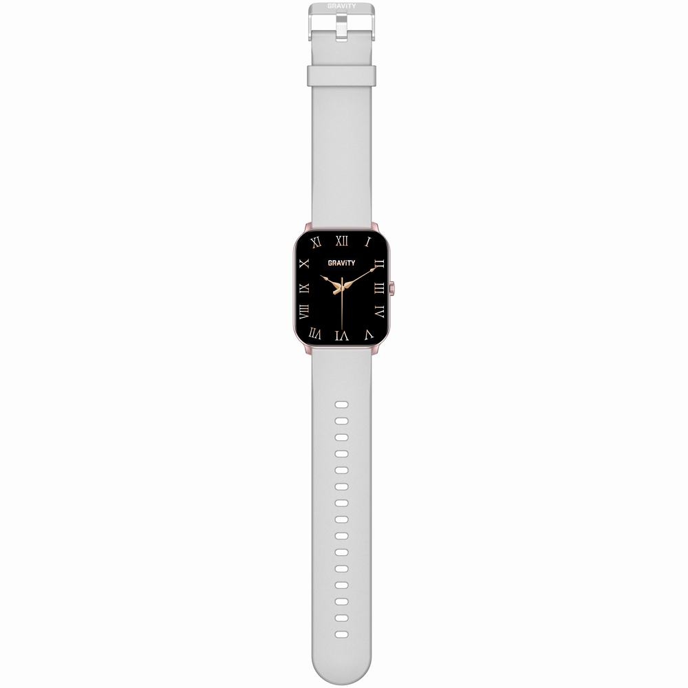 Smartwatch Gravity Różowe Złoto Szary GT36-2 - obrazek 7