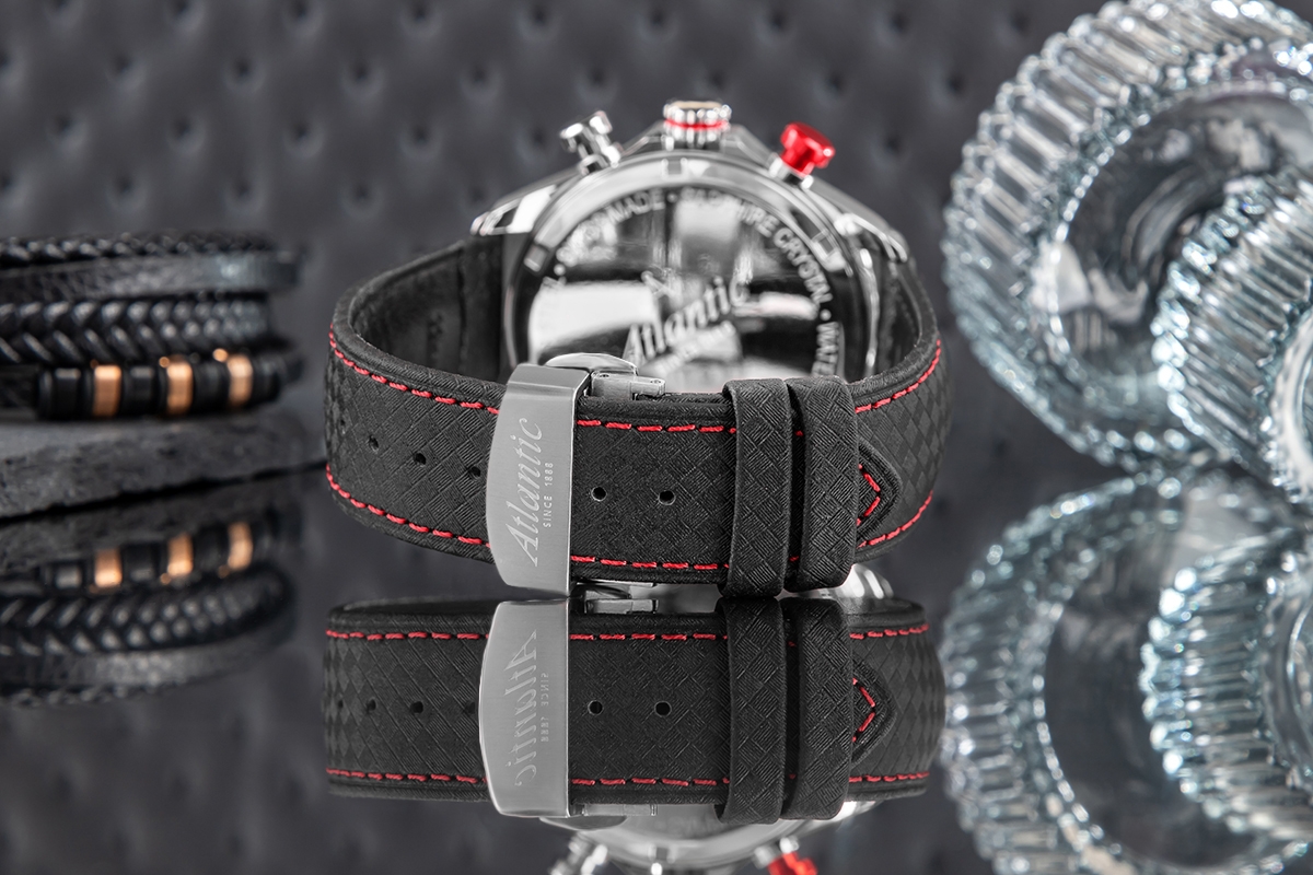 Zegarek Męski Atlantic Grand Prix Chrono 55463.41.65 + BOX - obrazek 7
