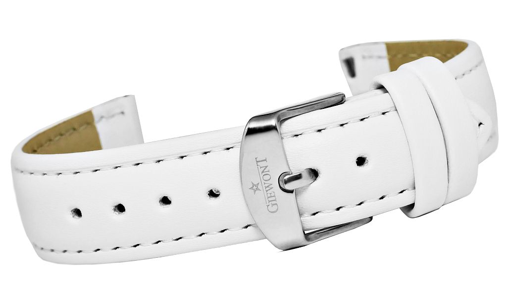 Pasek Damski do Smartwatch GIEWONT GW300 GWP18W - Leather White - obrazek 5