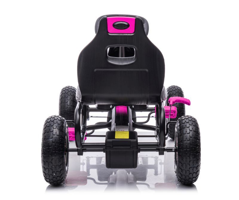 DUŻY GOKART NA PEDAŁY SUPER POWER 5, POMPOWANE KOŁA/G18 - obrazek 13