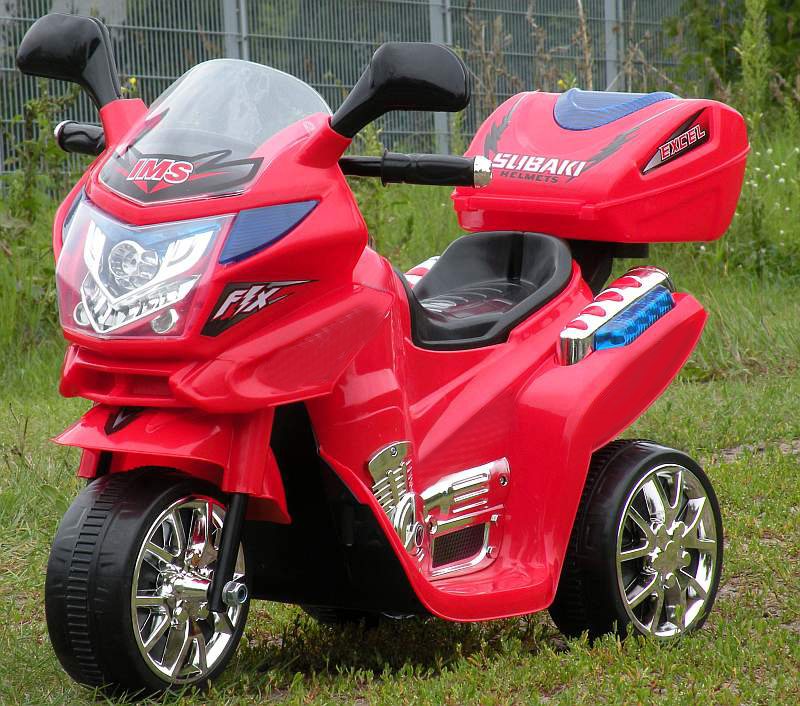 MOTOREK, MOTOR ŚCIGACZ Z KUFERKIEM / ST-C051 - obrazek 3