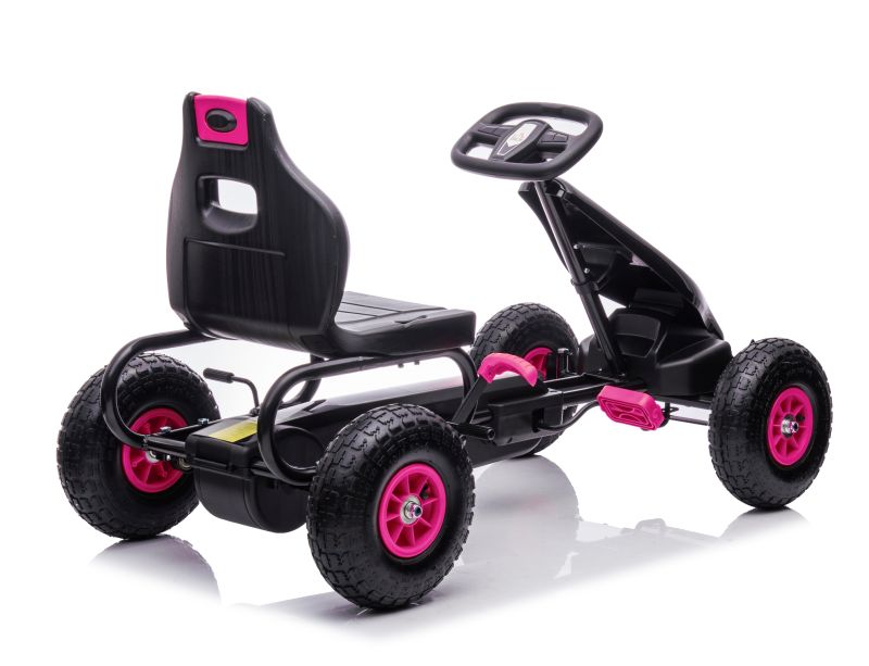 DUŻY GOKART NA PEDAŁY SUPER POWER 5, POMPOWANE KOŁA/G18 - obrazek 35
