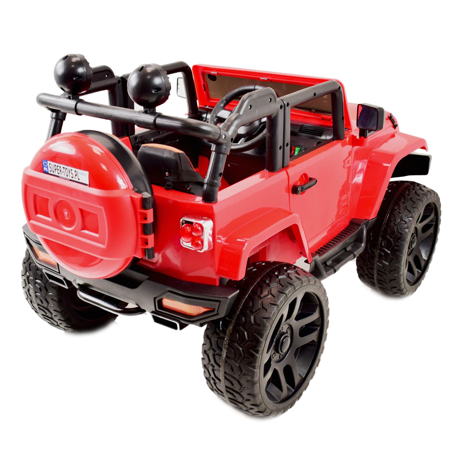 MEGA JEEP 4X4, MIĘKKIE KOŁA, MIĘKKIE SIEDZENIE, FUNKCJA BUJANIA SUPER HIT/LT828 - obrazek 11