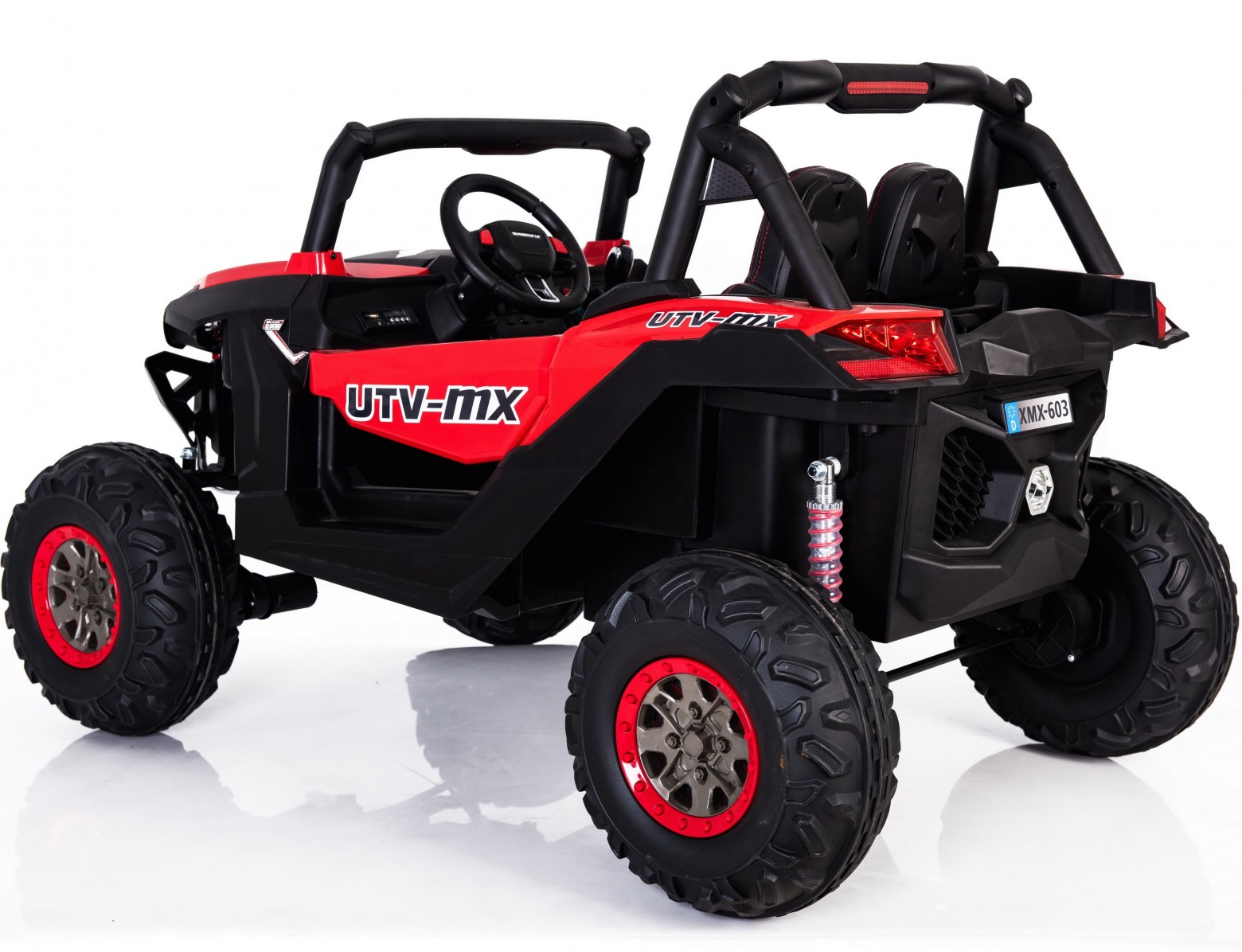 MEGA AUTO BUGGI 4X4 , PANEL MP4 , MIĘKKIE KOŁA EVA, MIĘKKIE SIEDZENIE FULL OPCJA 2X 12V/XMX603 - obrazek 5
