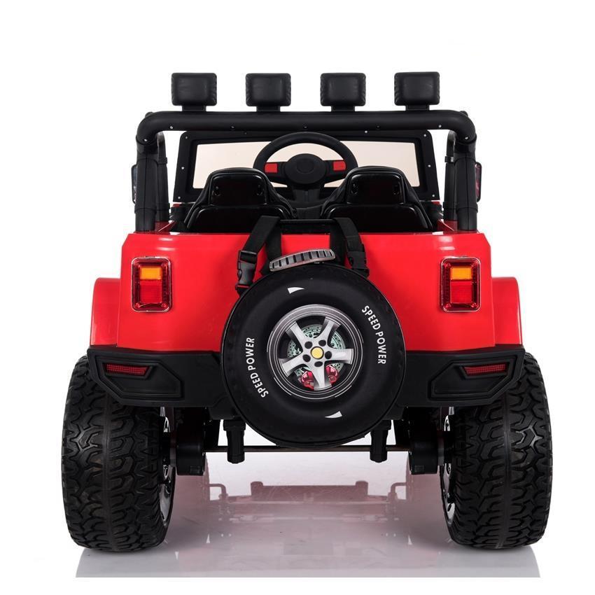 MEGA JEEP 4X4 Z REDUKTOREM NAPĘDU EXCLUSIVE, WOLNY START,MIĘKKIE KOŁA, 2x12V 10 Ah/WXE1688 - obrazek 21