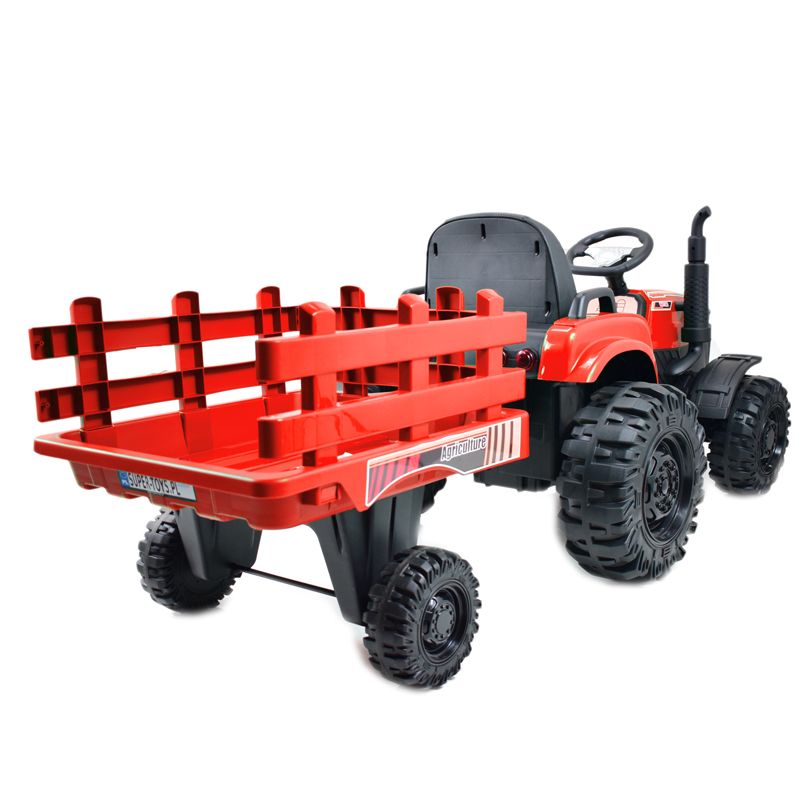 MEGA TRAKTOR AGRICULTURE Z PRZYCZEPĄ 2X200, 24V, SZYBKI SUPER JAKOSĆ/JC000B - obrazek 15