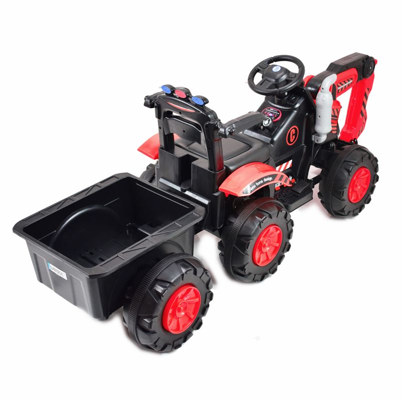 TRAKTOR, KOPARKA NA AKUMULATOR+PRZYCZEPA,PILOT /HT9158 - obrazek 15