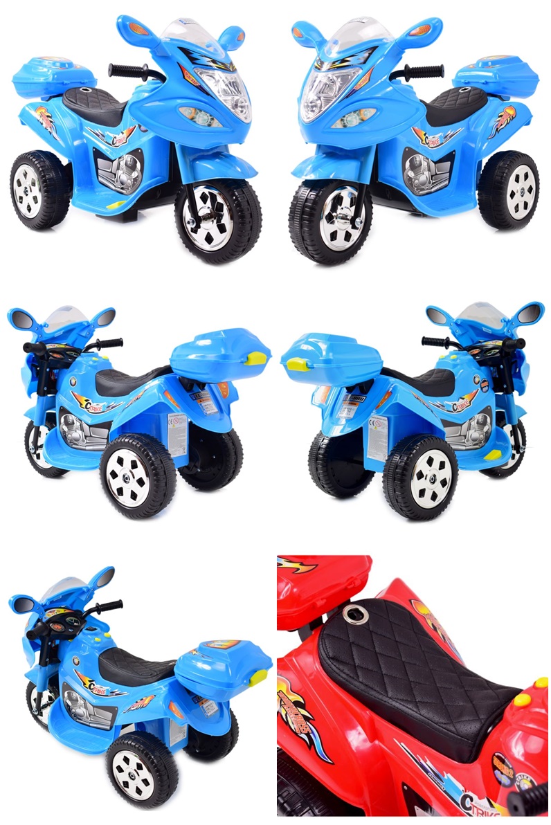 Motorek dla maluszka, dźwięki, światła, miękkie siedzenie/LL1188 - obrazek 13