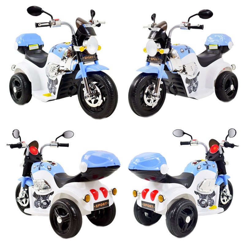 MOTOR CHOPPER SPORT Z KUFERKIEM, KOGUTEM I DŹWIĘKAMI/X818 - obrazek 16