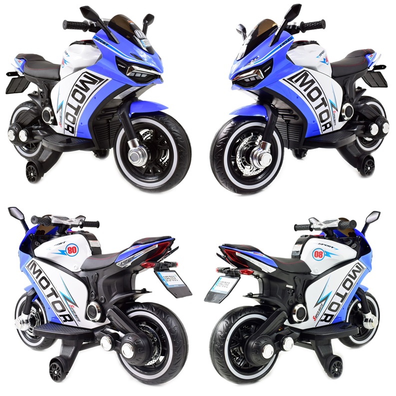 DUŻY MOTOR ŚCIGACZ STRONG 2 EXCLUSIVE, ŚWIECĄCE KOŁA, 2 KOŁOWY/HT6188-2 - obrazek 12