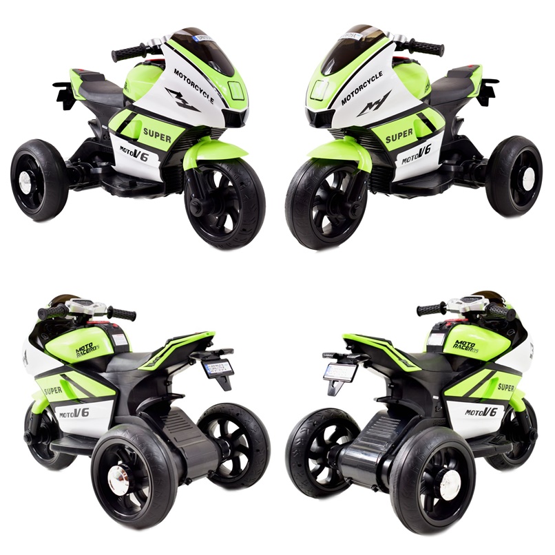 DUŻY MOTOR ŚCIGACZ STRONG 2 EXCLUSIVE, ŚWIECĄCE KOŁA, 3 KOŁOWY/HT5188 - obrazek 24