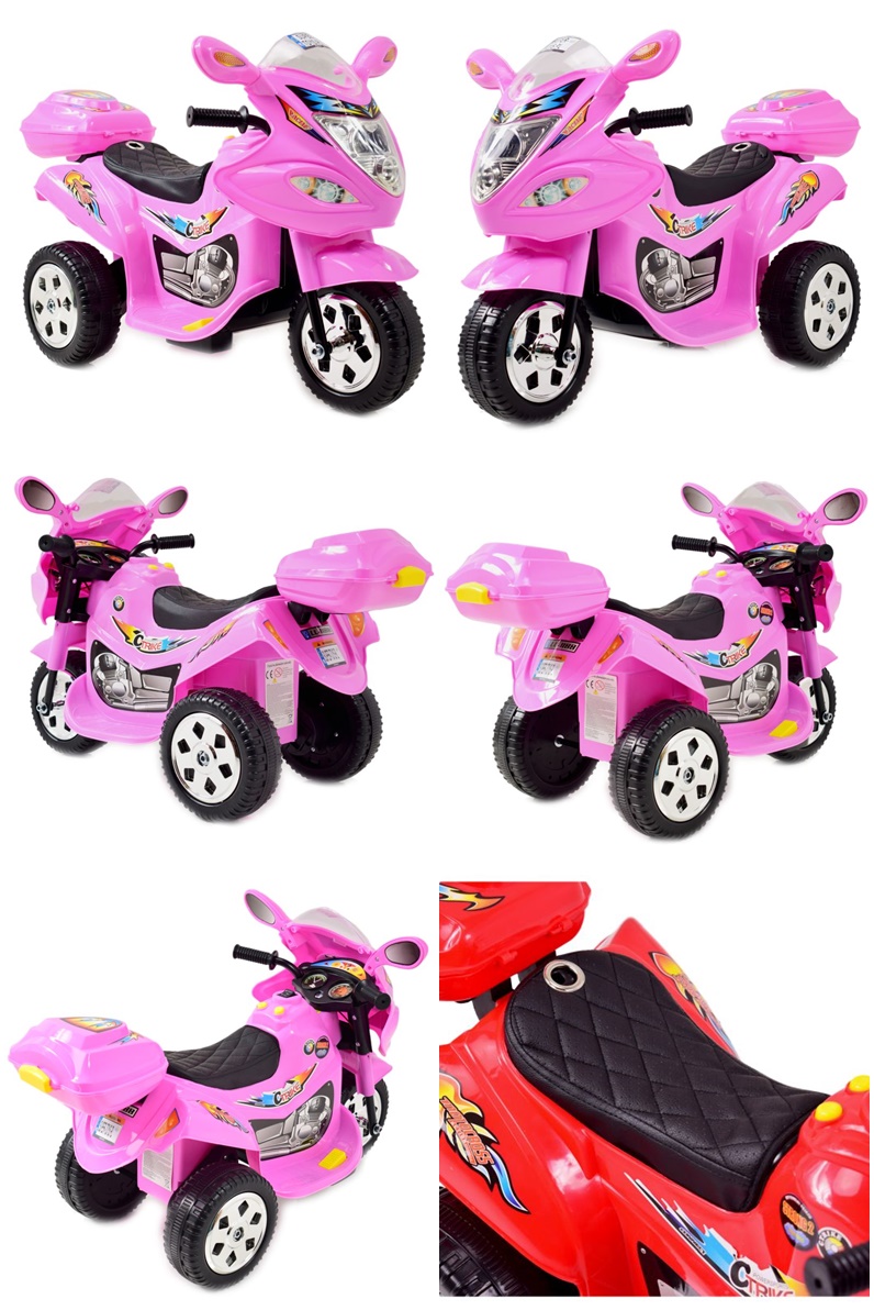 Motorek dla maluszka, dźwięki, światła, miękkie siedzenie/LL1188 - obrazek 20