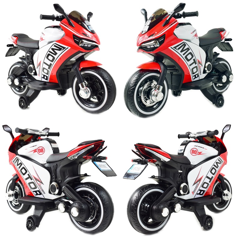 DUŻY MOTOR ŚCIGACZ STRONG 2 EXCLUSIVE, ŚWIECĄCE KOŁA, 2 KOŁOWY/HT6188-2 - obrazek 5