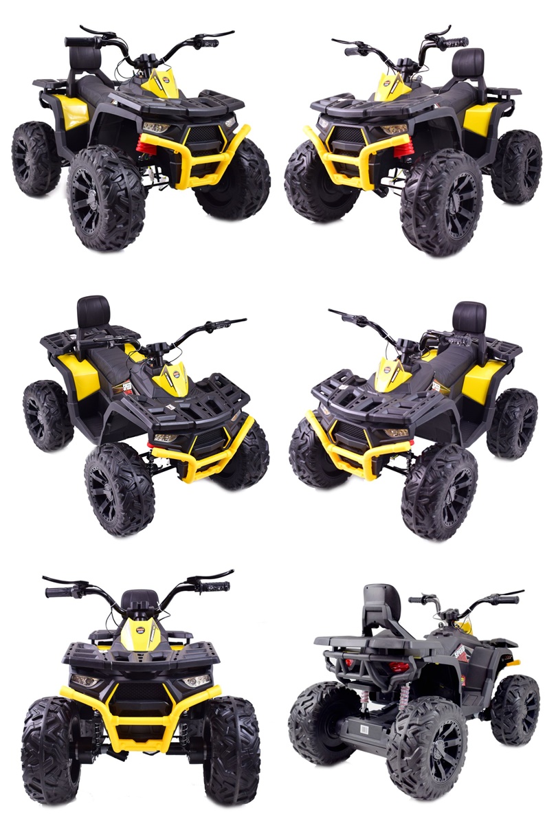 MEGA QUAD TOP SPEED 4X45W, SUPER MOC, GAZ W MANETCE, HAMULCE, PILOT/JC-333 - obrazek 8