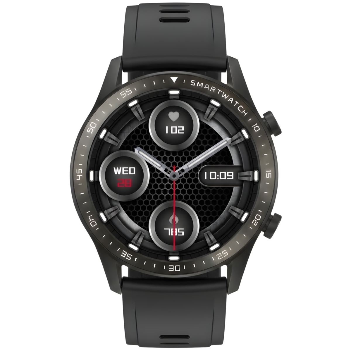 Smartwatch Gravity Czarny 2 Paski GT10-4 - obrazek 6