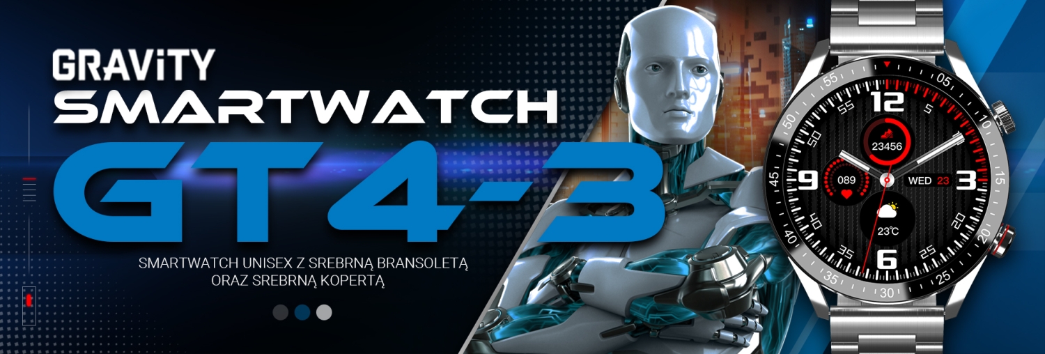 Smartwatch Męski Gravity GT4-3 - obrazek 5