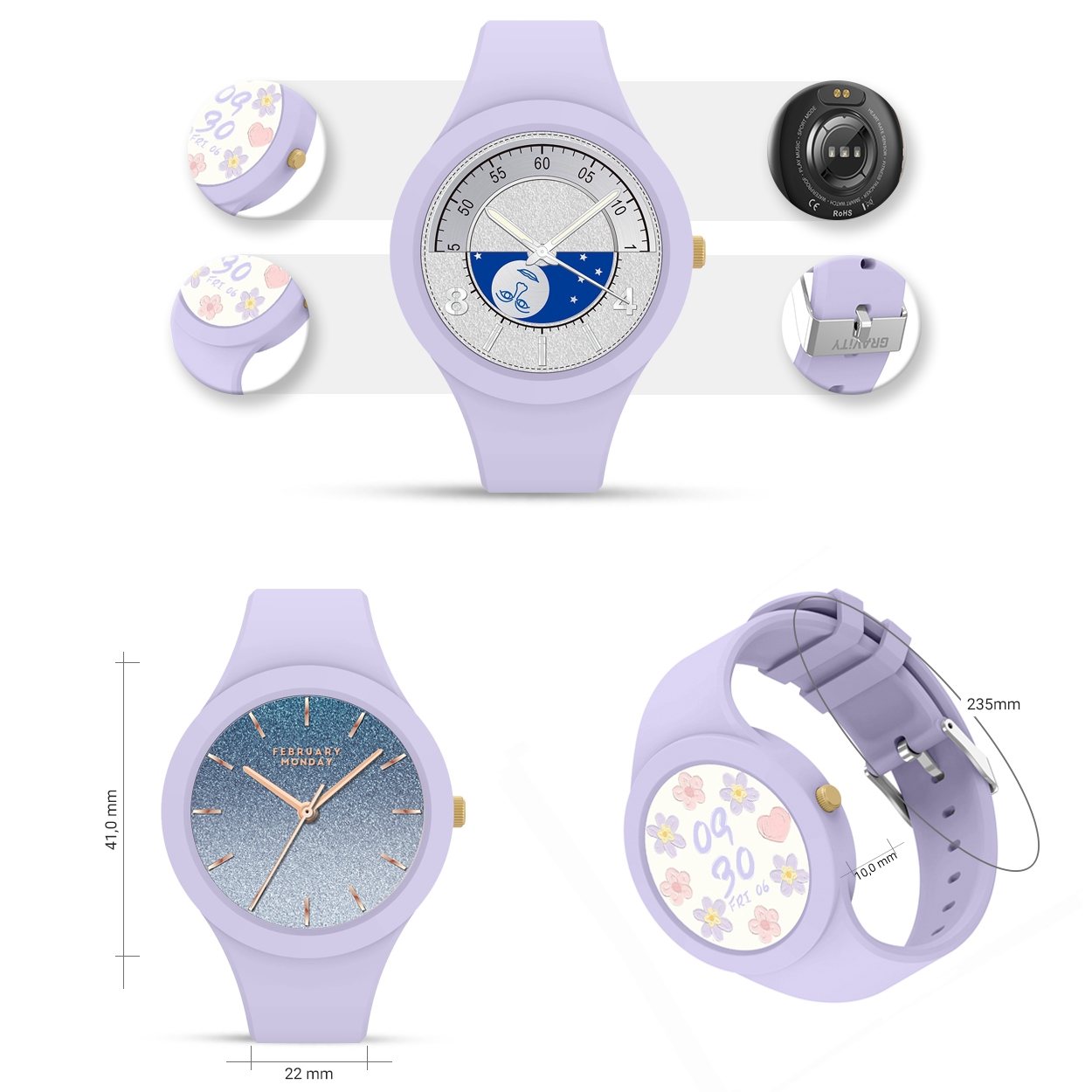 Smartwatch Damski Gravity GT14-2 - obrazek 8