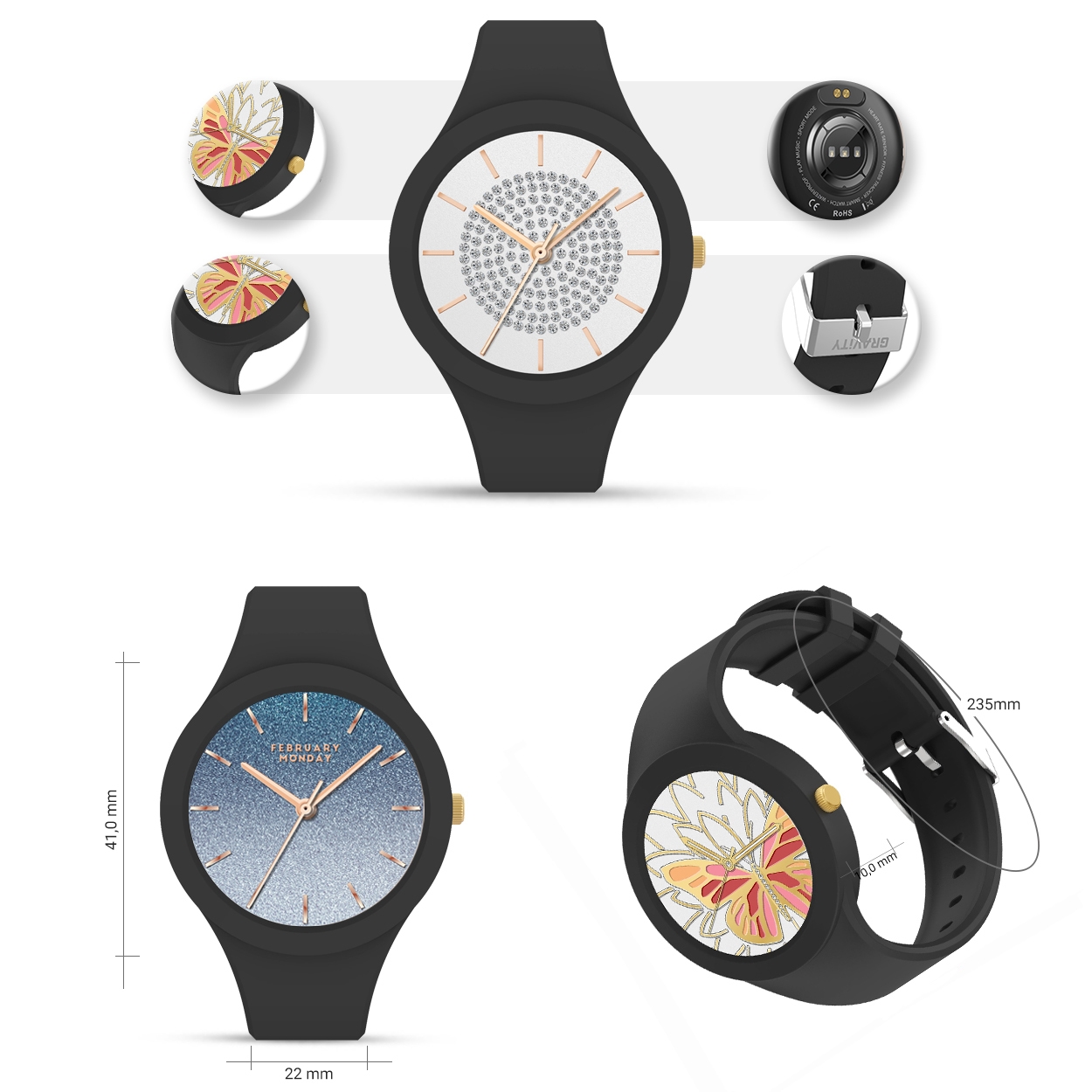 Smartwatch Damski Gravity GT14-3 - obrazek 8