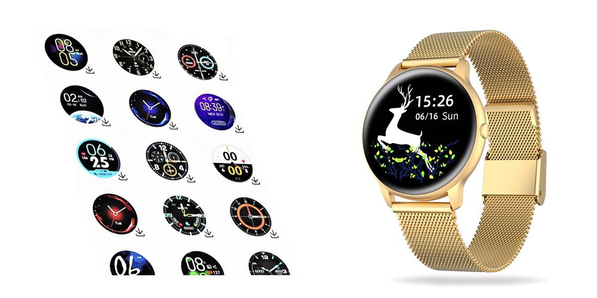 Damski SMARTWATCH G.Rossi SW015-5 Złoty - obrazek 8