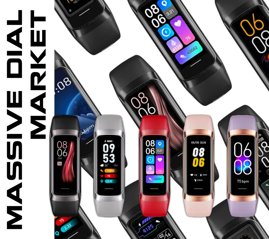 Smartband Damski RUBICON RNCF05 Rose Gold/Berry SMARUB214 - obrazek 8