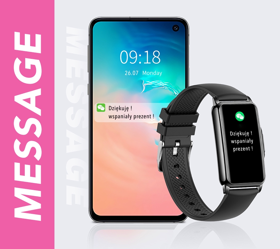 Smartwatch Damski RUBICON RNCF04 Black SMARUB227 - obrazek 8