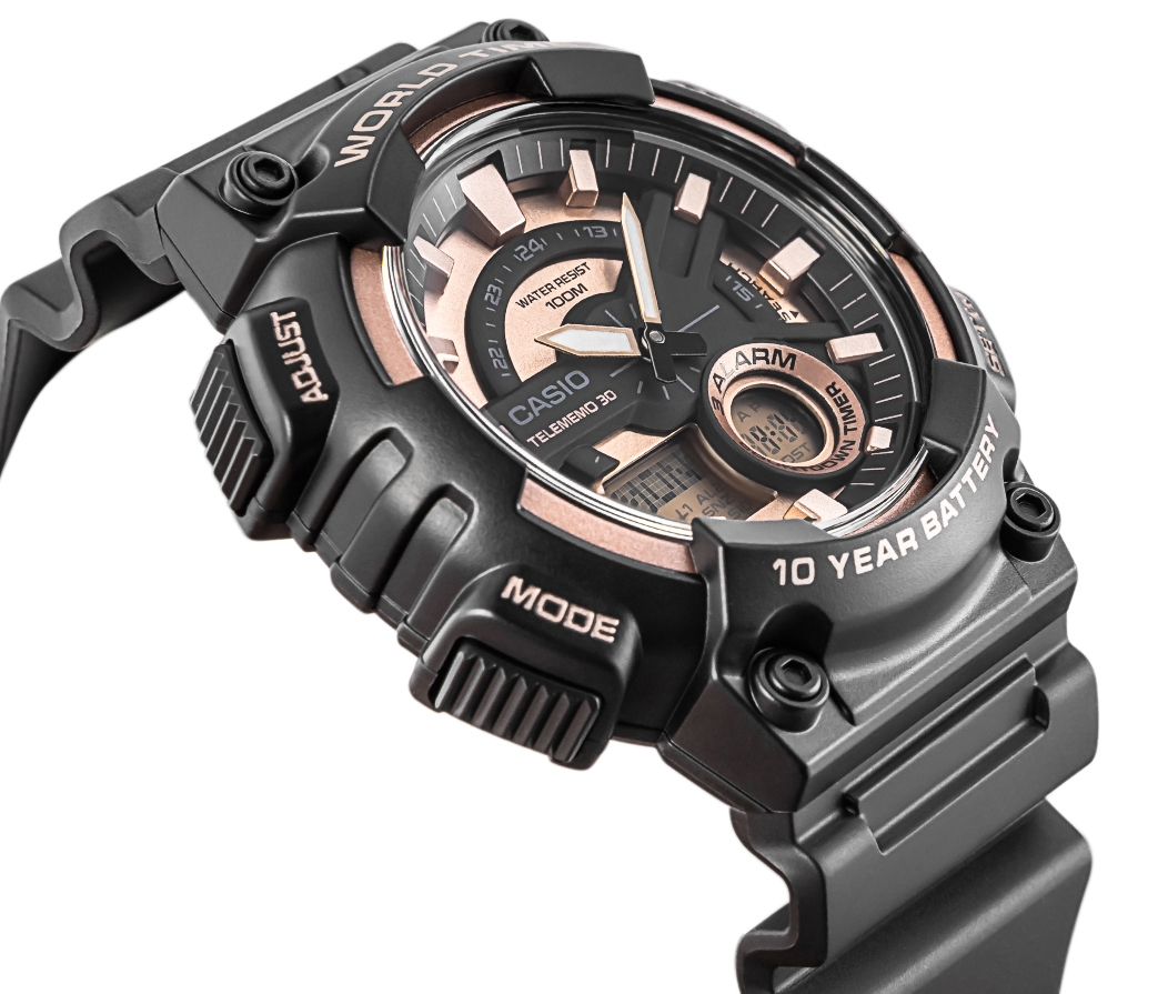 Zegarek Męski CASIO Gerton AEQ-110W-1A3VDF + BOX - obrazek 3
