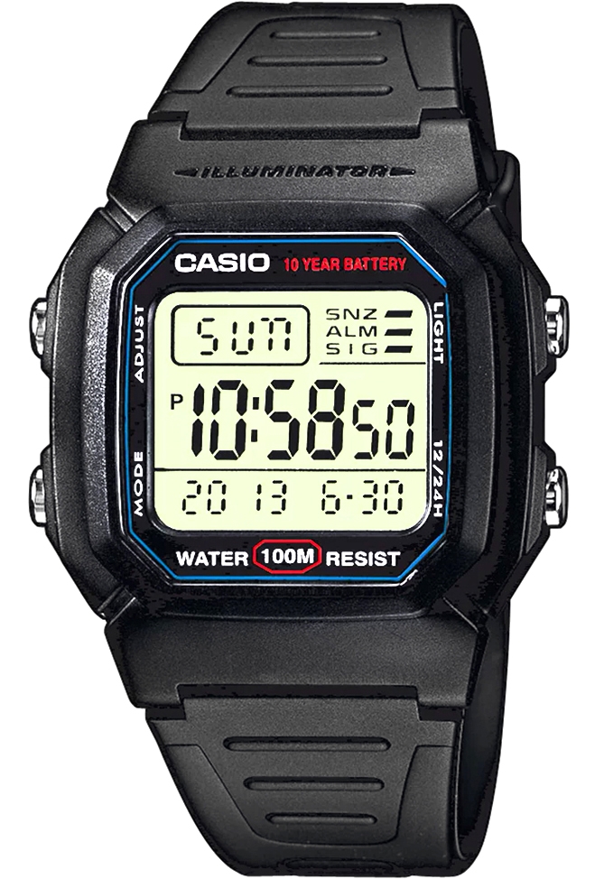 Zegarek Męski CASIO W-800H-1AVES + BOX - obrazek 2