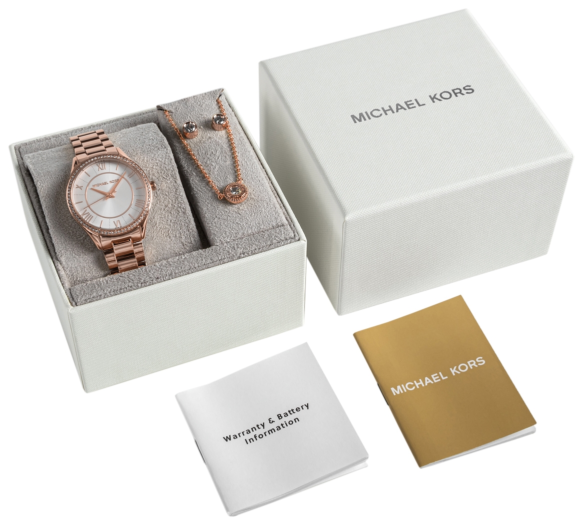 Zegarek Damski Michael Kors Lauryn + biżuteria MK4850SET + BOX - obrazek 8