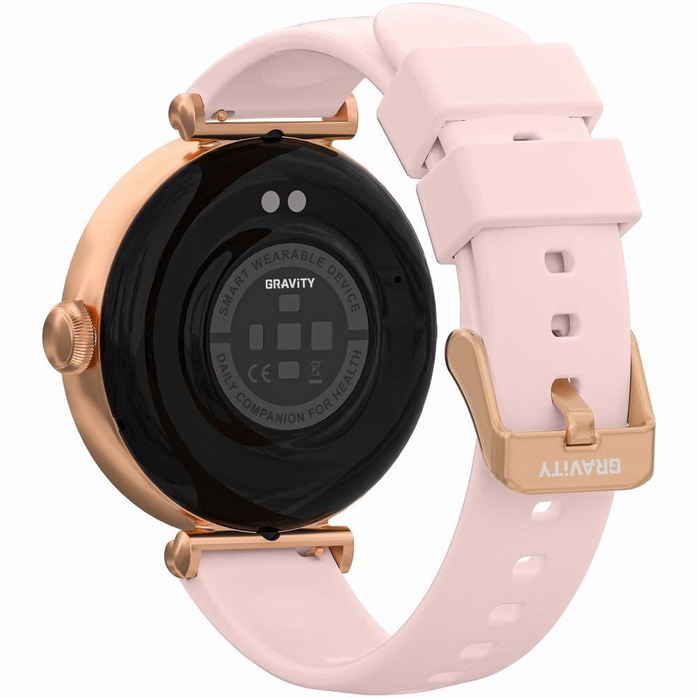 Smartwatch Gravity Różowe Złoto Różowy 2 Paski GT26-1 - obrazek 8