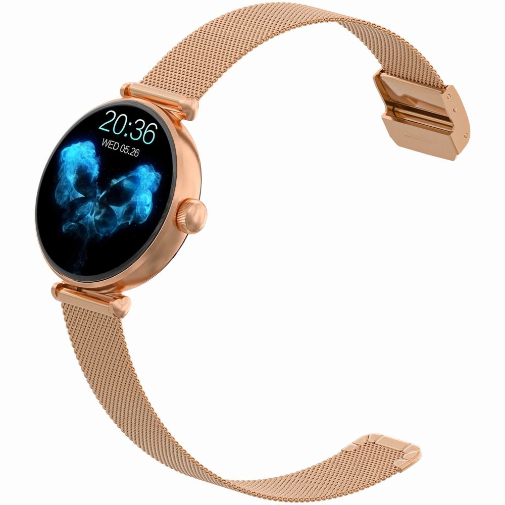 Smartwatch Gravity Różowe Złoto Czarny 2 Paski GT26-3 - obrazek 7